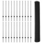 Postes de Cerca  22 pcs U-Channel Gris 100 cm Acero, Cerca Hexagonal  Gris 1x50 m Acero | Foro24.es | Tu tienda online para hogar, jardín y más Foro24.es