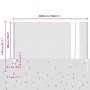 Postes de Cerca  22 pcs U-Channel Gris 100 cm Acero, Cerca Hexagonal  Gris 1x50 m Acero | Foro24.es | Tu tienda online para hogar, jardín y más Foro24.es