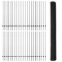 Poste de Cerca 22 pcs U-Channel Gris 160 cm Acero, Cerca Hexagonal Gris 1.6x100 m Acero de , Postes de cerca - Ref: Foro24-33...