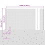 Poste de Cerca 22 pcs U-Channel Gris 160 cm Acero, Cerca Hexagonal Gris 1.6x100 m Acero de , Postes de cerca - Ref: Foro24-33...