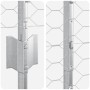 Postes de Valla  10 pcs U-Channel 120 cm Acero Galvanizado, Valla Hexagonal  1.2x10 m Acero Galvanizado | Foro24.es | Tu tienda online para hogar, jardín y más Foro24.es