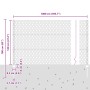 Postes de Valla  10 pcs U-Channel 120 cm Acero Galvanizado, Valla Hexagonal  1.2x10 m Acero Galvanizado | Foro24.es | Tu tienda online para hogar, jardín y más Foro24.es