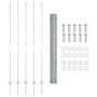 Postes de Cerca 10 pcs U-Channel 150 cm Acero Galvanizado,  Cerca Hexagonal 1.5x10 m Acero Galvanizado | Foro24.es | Tu tienda online para hogar, jardín y más Foro24.es