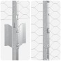 Postes de Cerca 10 pcs U-Channel 150 cm Acero Galvanizado,  Cerca Hexagonal 1.5x10 m Acero Galvanizado | Foro24.es | Tu tienda online para hogar, jardín y más Foro24.es