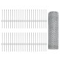 Postes de Cerca 11 pcs U-Channel 40 cm Acero Galvanizado,  Cerca Hexagonal 0.4x100 m Acero Galvanizado | Foro24.es | Tu tienda online para hogar, jardín y más Foro24.es