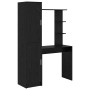 Escritorio con almacenamiento roble negro madera elaborada | Foro24.es | Tu tienda online para hogar, jardín y más Foro24.es