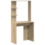 Escritorio con Almacenamiento Roble Sonoma Madera Elaborada | Foro24.es | Tu tienda online para hogar, jardín y más Foro24.es