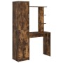Escritorio con Almacenamiento Roble Ahumado Madera Elaborada | Foro24.es | Tu tienda online para hogar, jardín y más Foro24.es