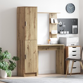 Comprar Escritorio con Almacenamiento Roble