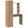 Escritorio con Almacenamiento Roble Artesanal Madera Elaborada | Foro24.es | Tu tienda online para hogar, jardín y más Foro24.es