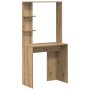 Escritorio con Almacenamiento Roble Artesanal Madera Elaborada | Foro24.es | Tu tienda online para hogar, jardín y más Foro24.es