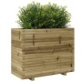 Jardinera madera de pino impregnada 90x40x72,5 cm en Macetas y jardineras | Comprar online en Foru.es