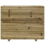 Jardinera madera de pino impregnada 90x40x72,5 cm en Macetas y jardineras | Comprar online en Foru.es