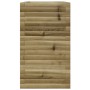 Jardinera madera de pino impregnada 90x40x72,5 cm en Macetas y jardineras | Comprar online en Foru.es
