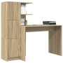 Escritorio con Almacenamiento de Madera Ingenierizada de Sonoma | Foro24.es | Tu tienda online para hogar, jardín y más Foro24.es