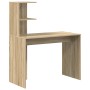 Escritorio con Almacenamiento de Madera Ingenierizada de Sonoma | Foro24.es | Tu tienda online para hogar, jardín y más Foro24.es