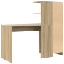 Escritorio con Almacenamiento de Madera Ingenierizada de Sonoma | Foro24.es | Tu tienda online para hogar, jardín y más Foro24.es