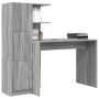 Escritorio con almacenamiento Gris Sonoma Madera Elaborada | Foro24.es | Tu tienda online para hogar, jardín y más Foro24.es