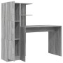 Escritorio con almacenamiento Gris Sonoma Madera Elaborada | Foro24.es | Tu tienda online para hogar, jardín y más Foro24.es