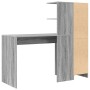 Escritorio con almacenamiento Gris Sonoma Madera Elaborada | Foro24.es | Tu tienda online para hogar, jardín y más Foro24.es