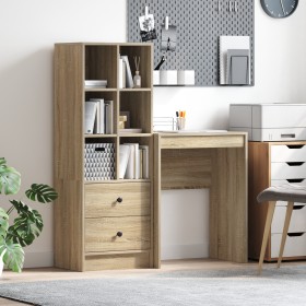 Comprar Escritorio con almacenamiento de roble