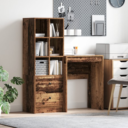 Escritorio con Almacenamiento Madera Antigua | Foro24.es | Tu tienda online para hogar, jardín y más Foro24.es