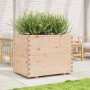 Jardinera madera maciza de pino 90x60x72,5 cm en Macetas y jardineras | Comprar online en Foru.es