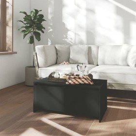 Mesa de centro madera de ingeniería negra 90x50x41,5 cm de vidaXL, Mesas de centro - Ref: Foro24-809819, Precio: 61,38 €, Des...
