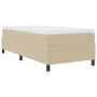 Cama con Resortes y Colchón Beige Claro 80x200 cm Tela de Corduroy | Foro24.es | Tu tienda online para hogar, jardín y más Foro24.es