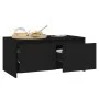 Mesa de centro madera de ingeniería negra 90x50x41,5 cm de vidaXL, Mesas de centro - Ref: Foro24-809819, Precio: 60,75 €, Des...