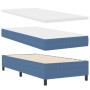Cama Box Spring con Matriz Azul Individual de Tela de Corduroy | Foro24.es | Tu tienda online para hogar, jardín y más Foro24.es