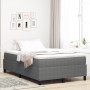 Cama con Box Spring y Colchón Gris Claro Pequeña de Tela de Corduroy de , Camas y somieres - Ref: Foro24-3337452, Precio: 367...