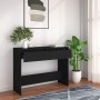 Mesa consola madera de ingeniería negra 100x35x76,5 cm de vidaXL, Mesas auxiliares - Ref: Foro24-809837, Precio: 65,42 €, Des...