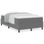 Cama con Box Spring y Colchón Gris Claro Pequeña de Tela de Corduroy de , Camas y somieres - Ref: Foro24-3337452, Precio: 367...