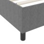 Cama con Box Spring y Colchón Gris Claro Pequeña de Tela de Corduroy de , Camas y somieres - Ref: Foro24-3337452, Precio: 367...