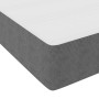 Cama con Box Spring y Colchón Gris Claro Pequeña de Tela de Corduroy de , Camas y somieres - Ref: Foro24-3337452, Precio: 367...