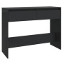 Mesa consola madera de ingeniería negra 100x35x76,5 cm de vidaXL, Mesas auxiliares - Ref: Foro24-809837, Precio: 65,42 €, Des...
