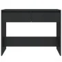 Mesa consola madera de ingeniería negra 100x35x76,5 cm de vidaXL, Mesas auxiliares - Ref: Foro24-809837, Precio: 64,57 €, Des...