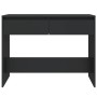 Mesa consola madera de ingeniería negra 100x35x76,5 cm de vidaXL, Mesas auxiliares - Ref: Foro24-809837, Precio: 65,42 €, Des...