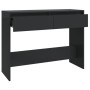 Mesa consola madera de ingeniería negra 100x35x76,5 cm de vidaXL, Mesas auxiliares - Ref: Foro24-809837, Precio: 65,42 €, Des...