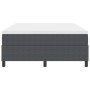 Cama Box Spring con Colchón Gris Oscuro 140x200 cm Tela de Corduroy de , Camas y somieres - Ref: Foro24-3337463, Precio: 379,...