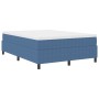 Cama con Box Spring y Colchón Azul 140x200 cm de Tela de Terciopelo | Foro24.es | Tu tienda online para hogar, jardín y más Foro24.es