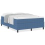 Cama con Box Spring y Colchón Azul 140x200 cm de Tela de Terciopelo | Foro24.es | Tu tienda online para hogar, jardín y más Foro24.es