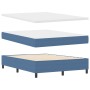 Cama con Box Spring y Colchón Azul 140x200 cm de Tela de Terciopelo | Foro24.es | Tu tienda online para hogar, jardín y más Foro24.es