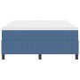 Cama con Box Spring y Colchón Azul 140x200 cm de Tela de Terciopelo | Foro24.es | Tu tienda online para hogar, jardín y más Foro24.es