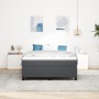 Cama Box Spring con Colchón Gris Oscuro 160x200 cm Tejido de corduroy de , Camas y somieres - Ref: Foro24-3337473, Precio: 43...