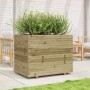 Jardinera madera de pino impregnada 90x60x72,5 cm en Macetas y jardineras | Comprar online en Foru.es
