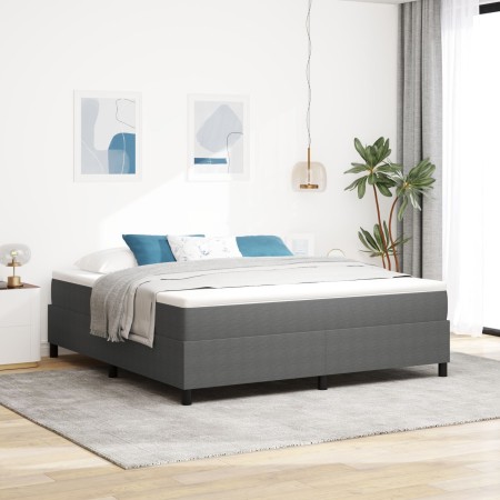 Cama con Somier con Colchón Gris Claro Super King Tela de Corduroy | Foro24.es | Tu tienda online para hogar, jardín y más Foro24.es