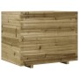 Jardinera madera de pino impregnada 90x60x72,5 cm en Macetas y jardineras | Comprar online en Foru.es