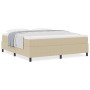 Cama con Base Spring con Colchón Verde Claro Gris Super King Tela de Corduroy de , Camas y somieres - Ref: Foro24-3337481, Pr...